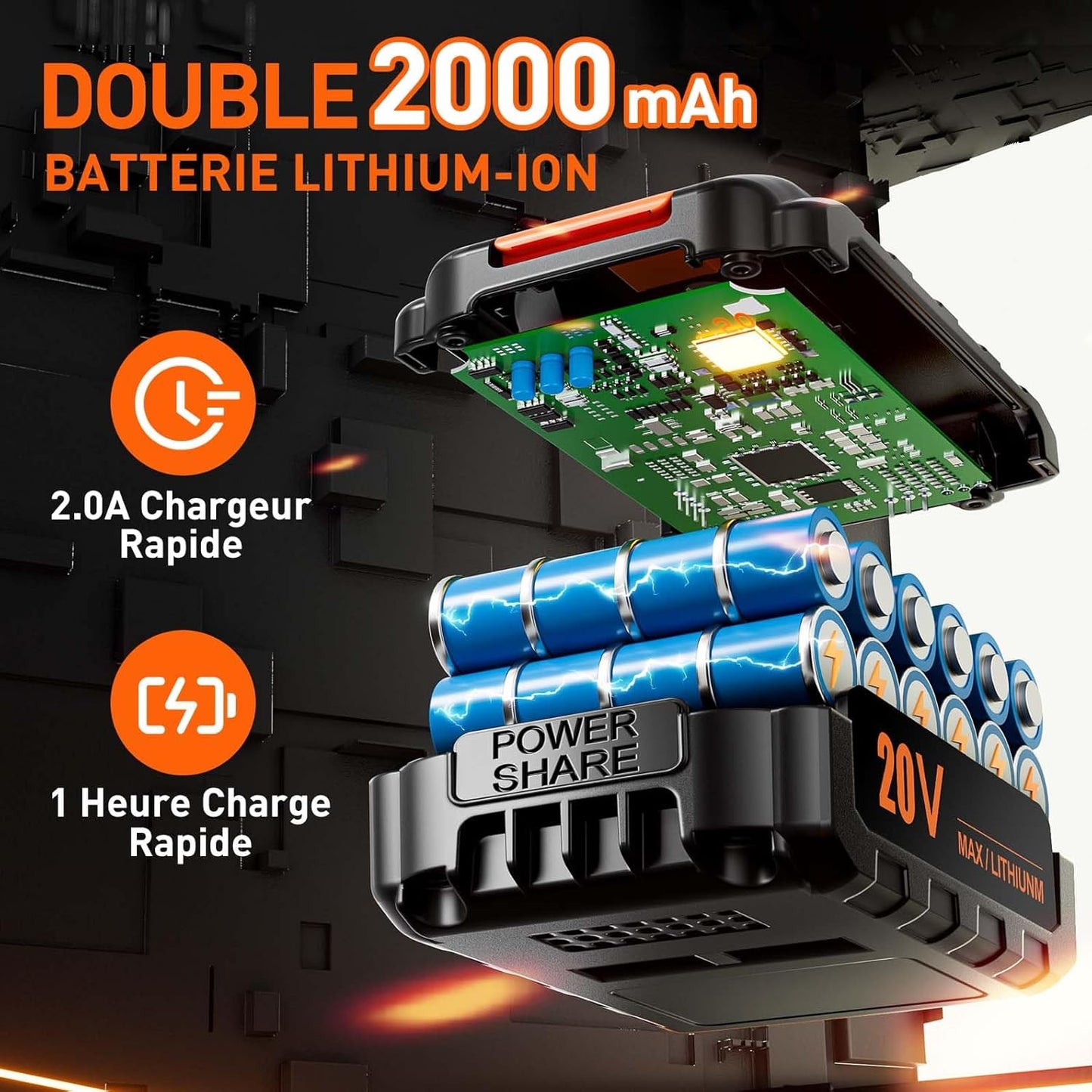 Akku-Schraubendreher mit vielfältigem Zubehör für Heimwerker (DIY)